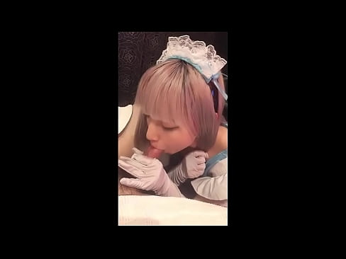 ❤️ Idol Ġappuniż [mayuka], kostum ta' qaddejja Franċiża, parti 1, blowjob u jerk off bil-lotion ❤❌ Vidjo porn lilna ❌️